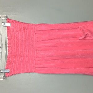 Elegant Pink Strapless Dress